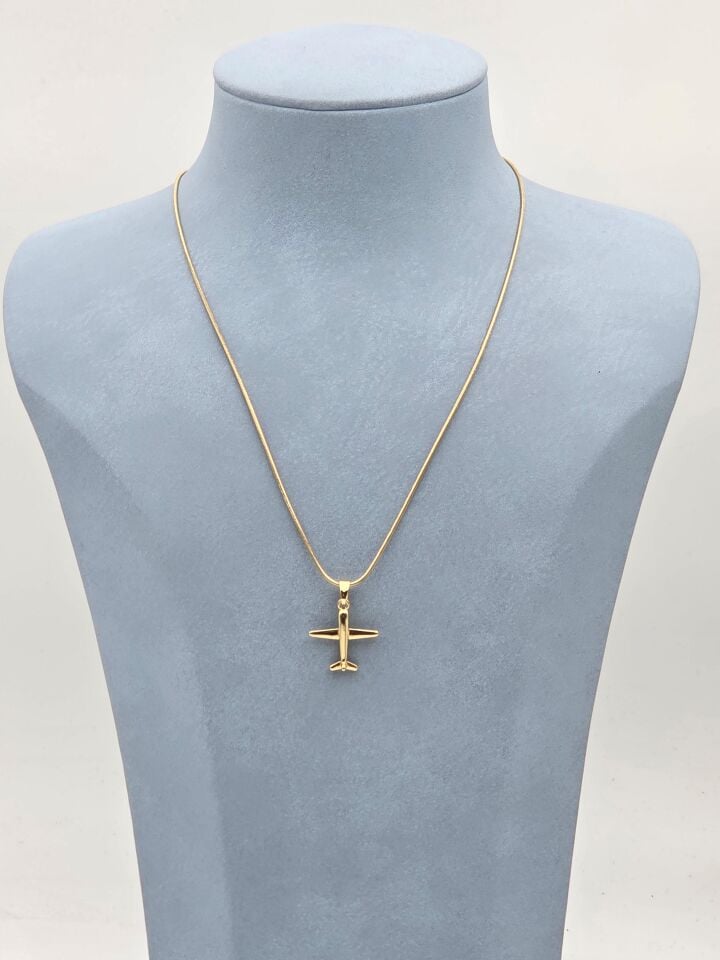 Stahlkette 45cm // HALSKETTE-5975