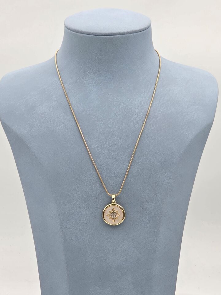 Stahlkette 45cm // HALSKETTE-5984