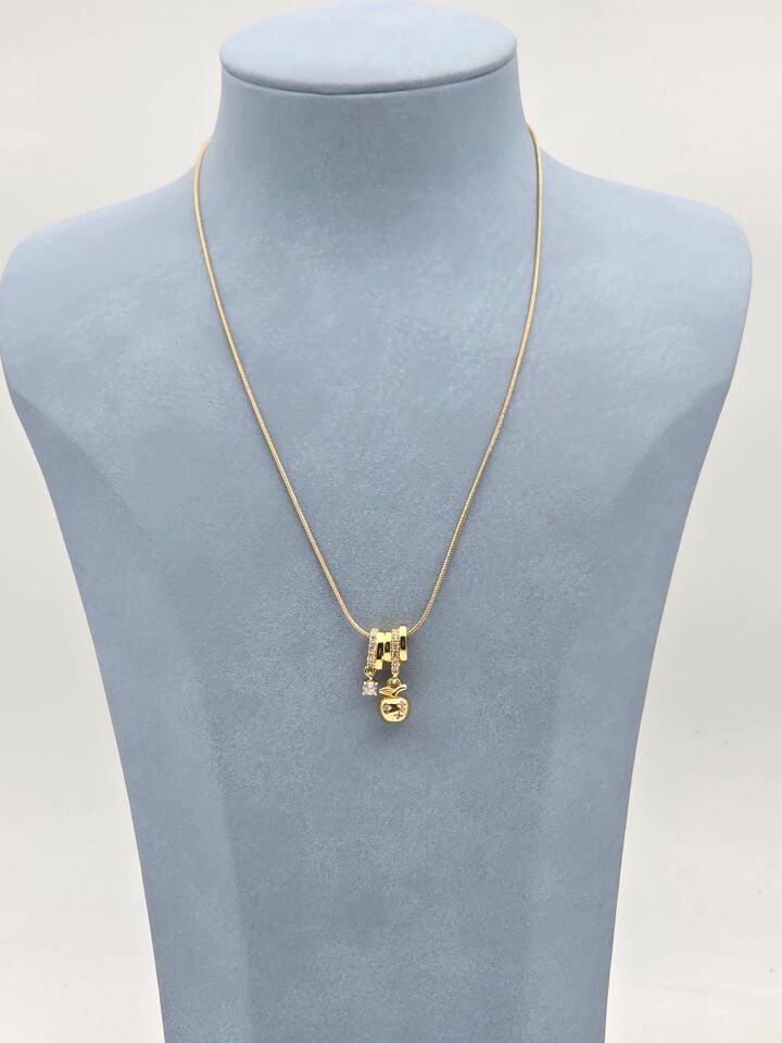 Stahlkette 45cm // HALSKETTE-5989