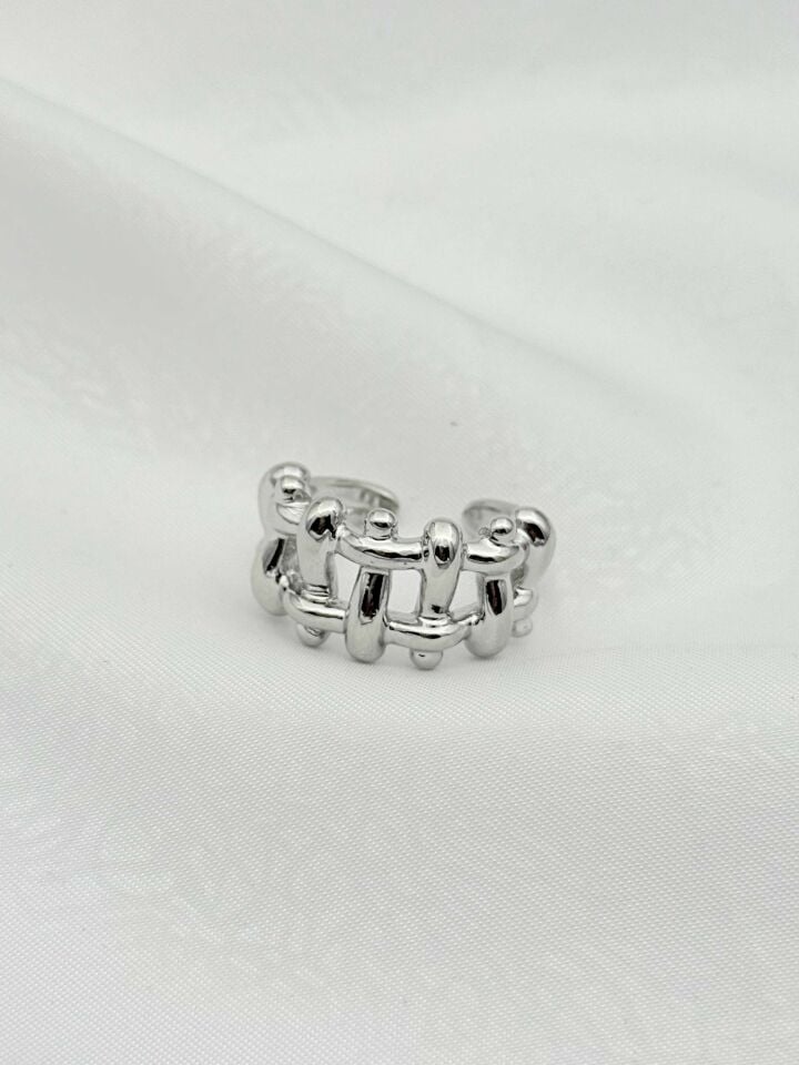 Çelik Vintage Yüzük (Ayarlanabilir) // YÜZÜK-2375