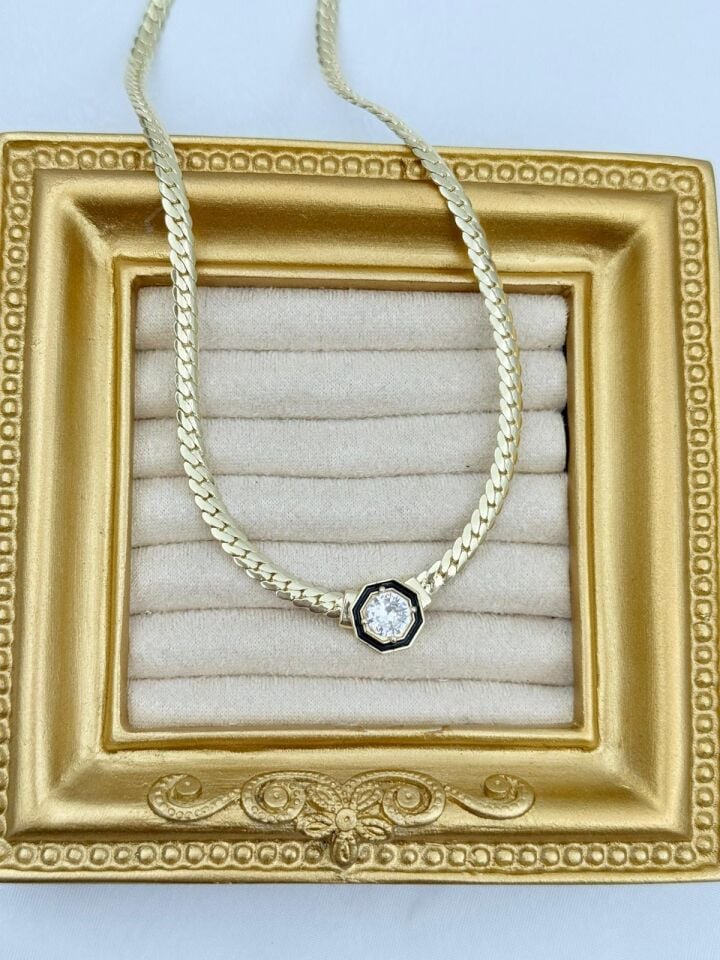 Steel Serenay Necklace 45cm // NECKLACE-3473