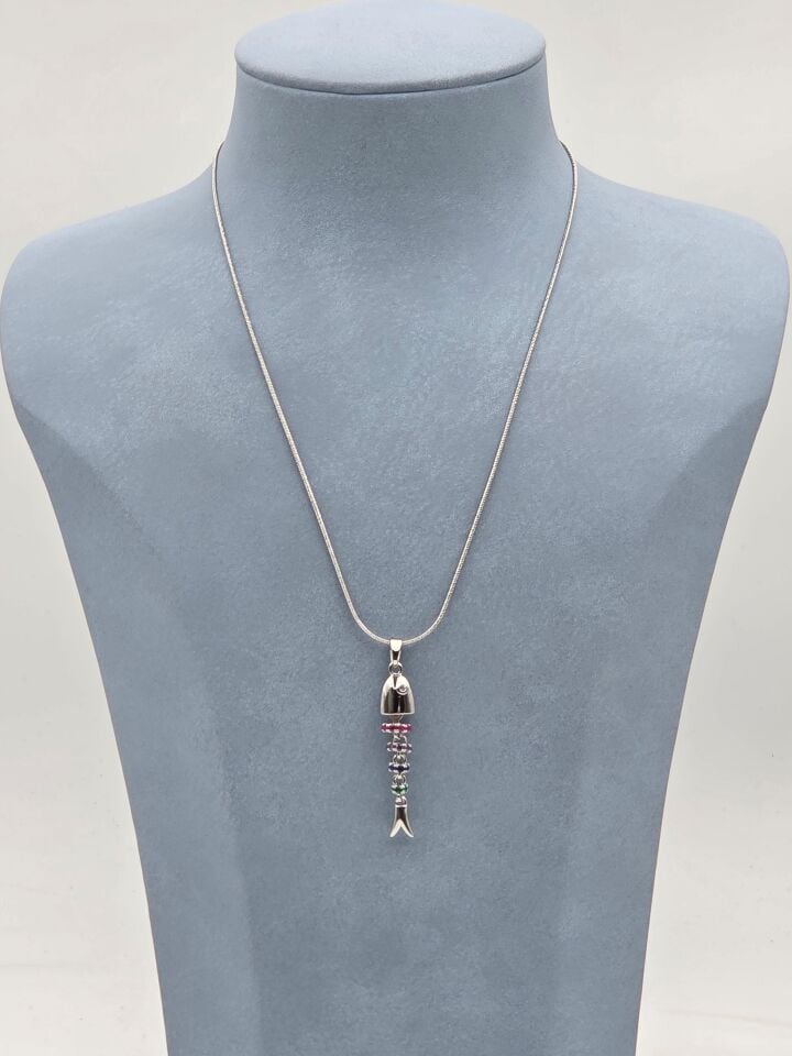 Stahlkette 45cm // HALSKETTE-5991