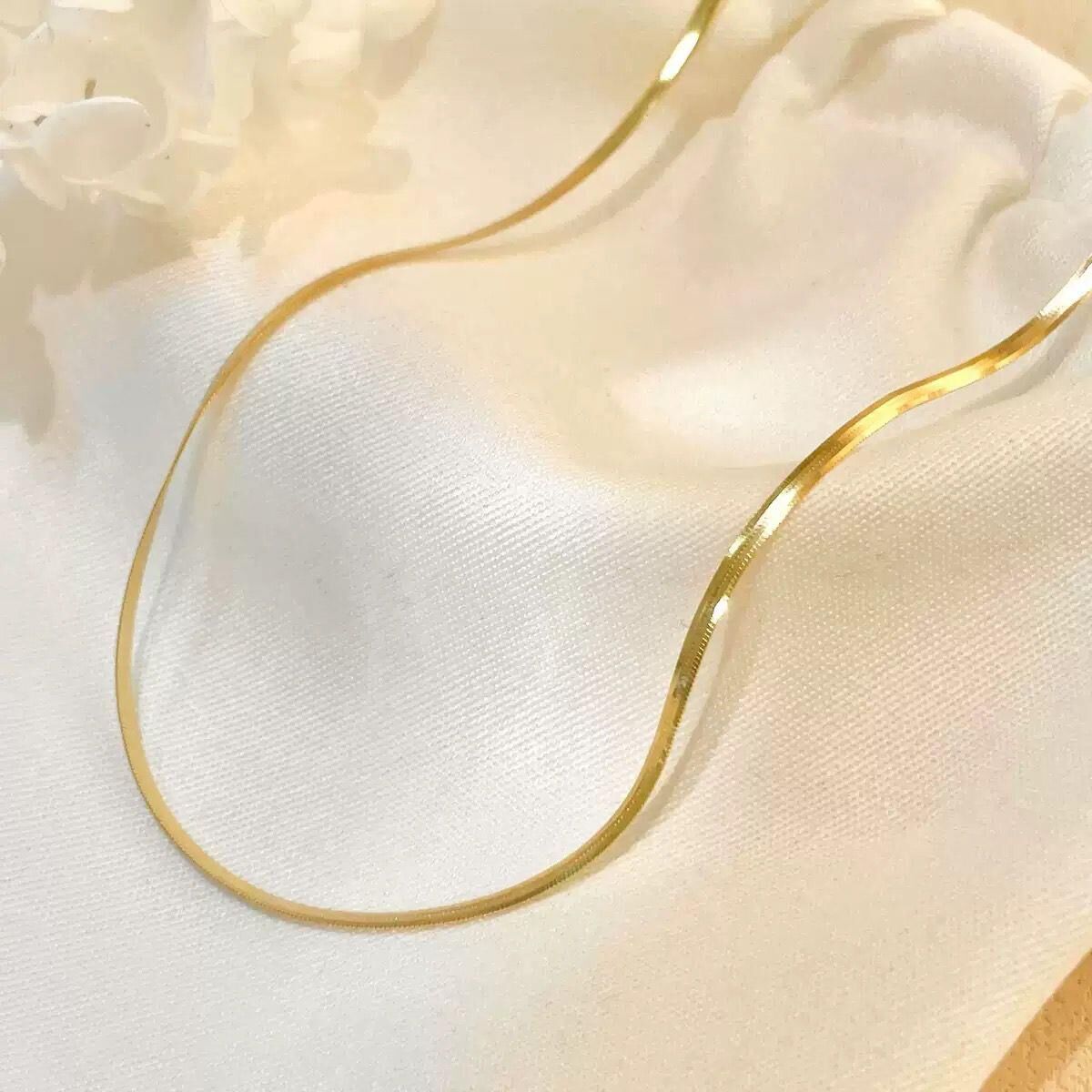 Çelik Gold İtalyan Kolye 2mm 45cm // KOLYE-3892