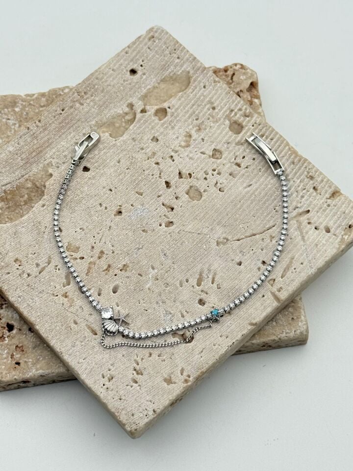 VIP Silver Renk Bileklik // BILEK-6662