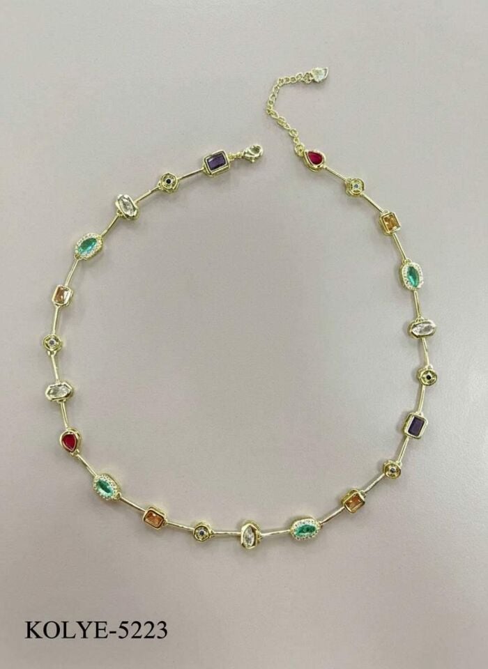 Steel Full Y Necklace // NECKLACE-5223