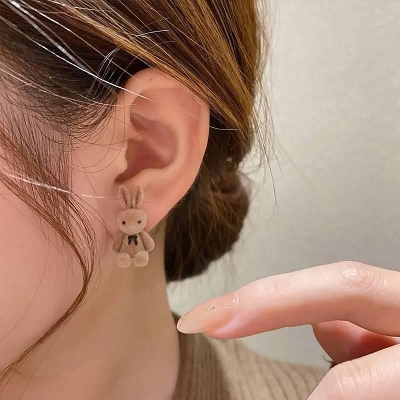 Rabbit Earrings Light Color
