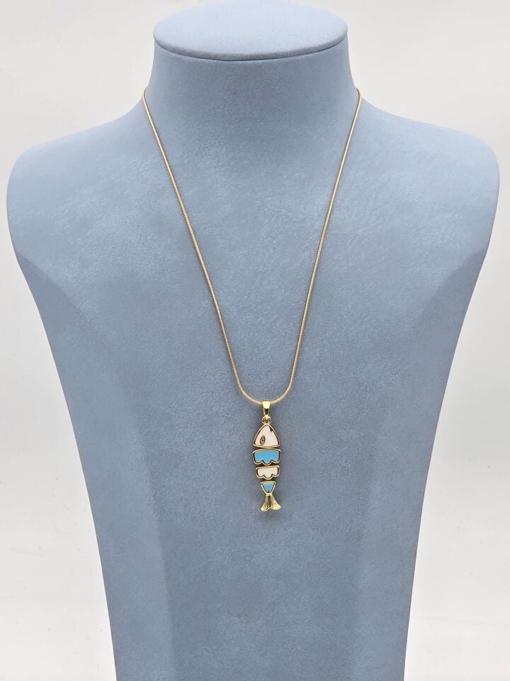 Stahlkette 45cm // HALSKETTE-6003