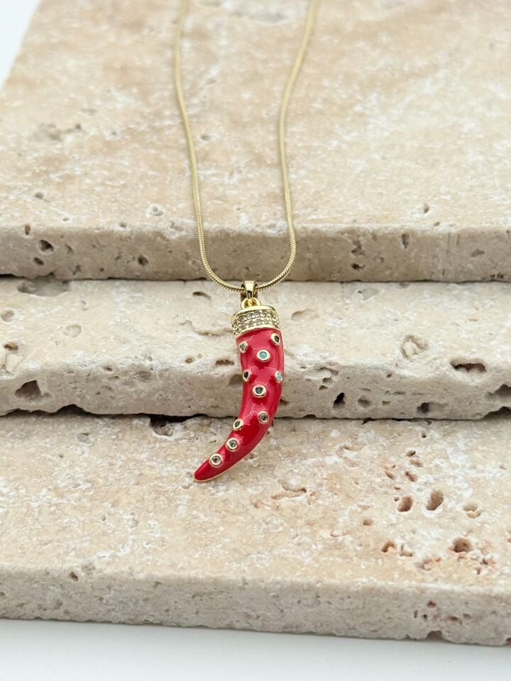 Steel Motif Necklace // NECKLACE-5733