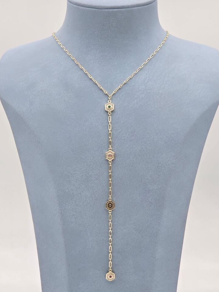 VIP Y Model Kolye 55+5 cm // KOLYE-6176