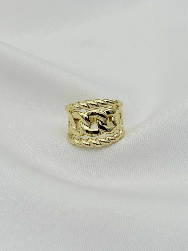 Çelik Vintage Yüzük (Ayarlanabilir) // YÜZÜK-2397