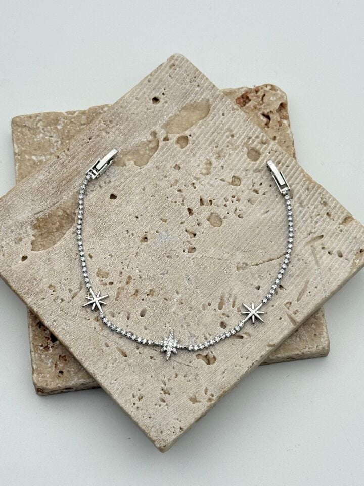 VIP Silver Renk Bileklik // BILEK-6680