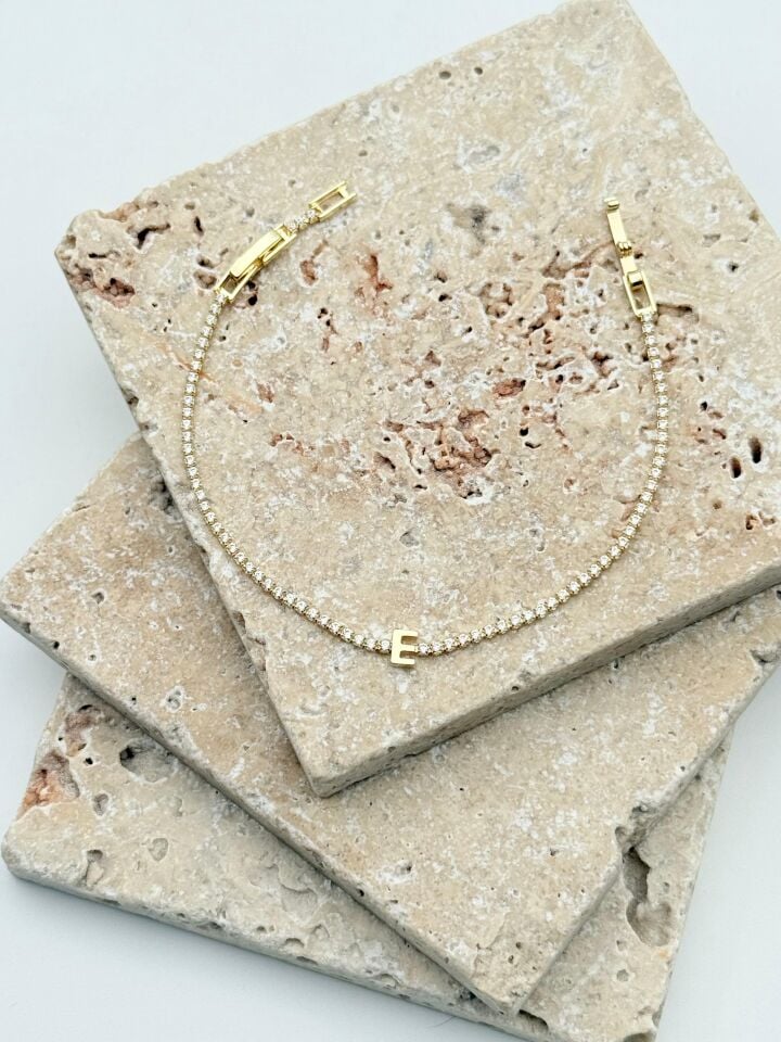 Waterway Letter Bracelet // WRIST-6037