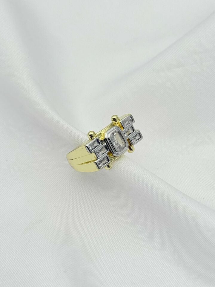 Çelik Çift Renk Yüzük (Ayarlanabilir) // YÜZÜK-2404