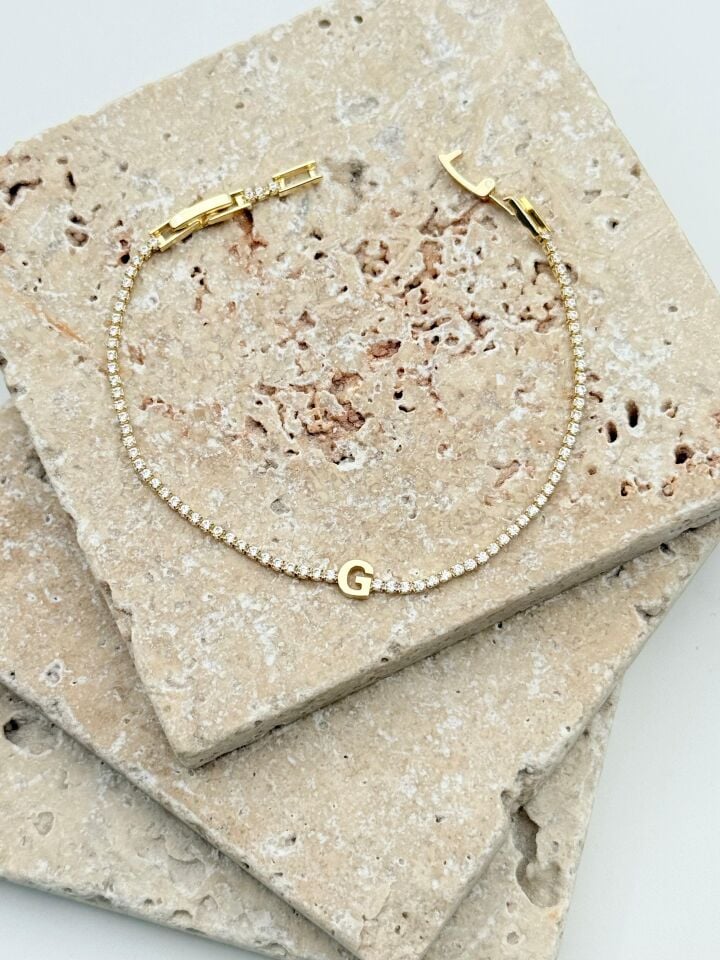 Waterway Letter Bracelet // WRIST-6039