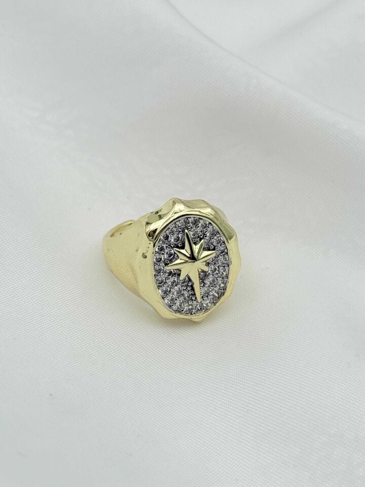 Çelik Çift Renk Yüzük (Ayarlanabilir) // YÜZÜK-2405