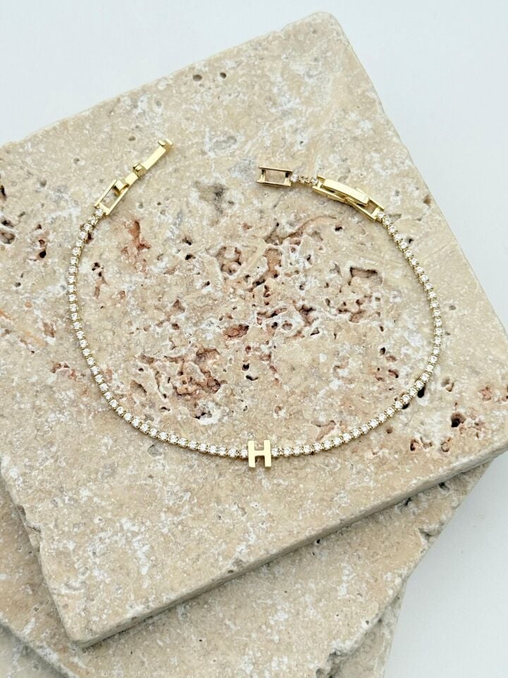 Waterway Letter Bracelet // WRIST-6040
