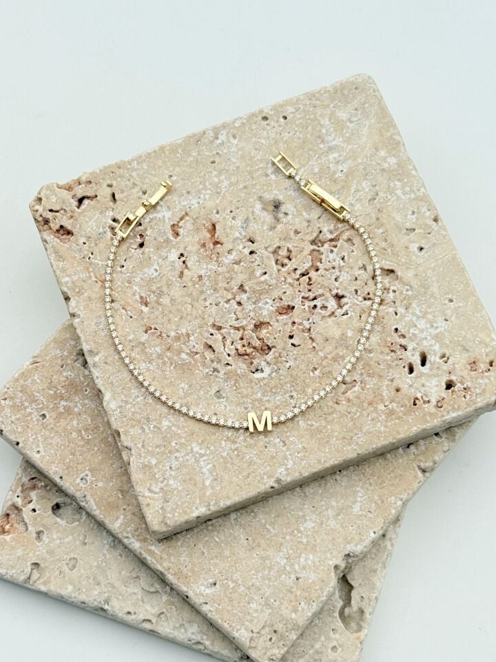 Waterway Letter Bracelet // WRIST-6042