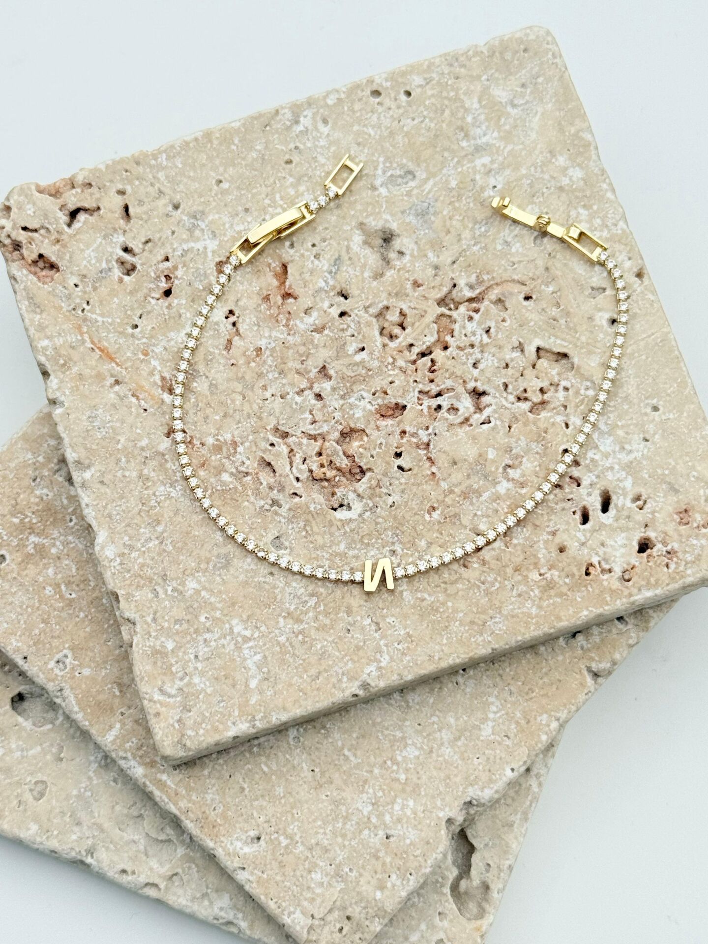 Waterway Letter Bracelet // WRIST-6043