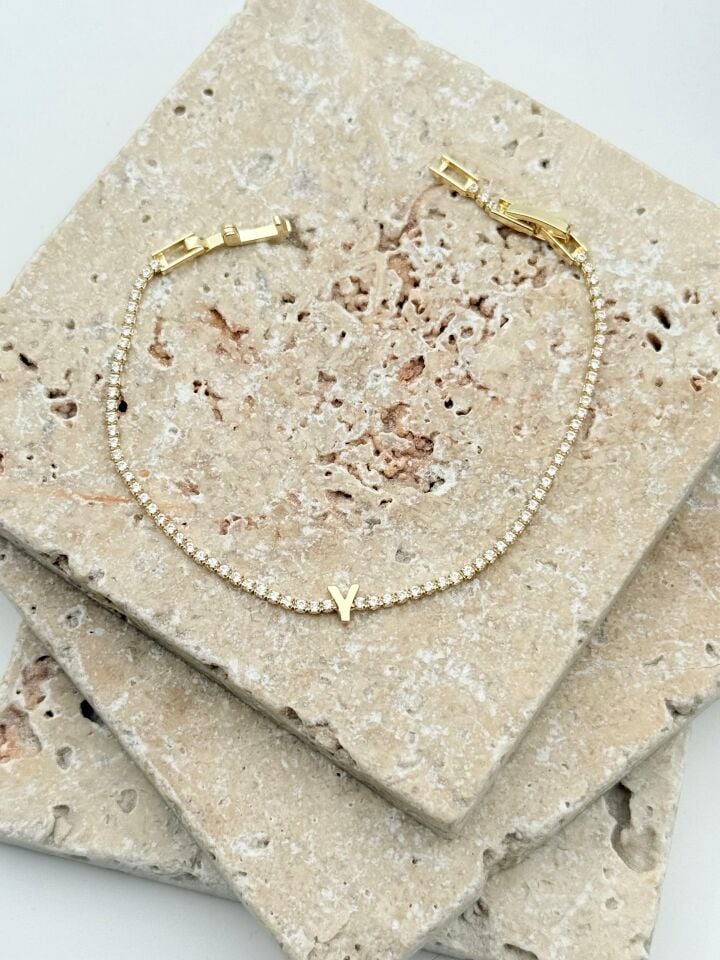 Su yolu Harf Bileklik // BILEK-6046