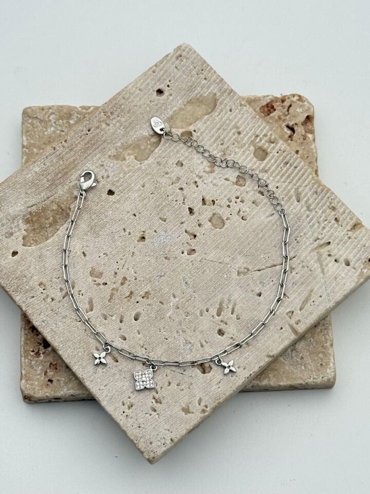 VIP Silver Renk Bileklik // BILEK-6687