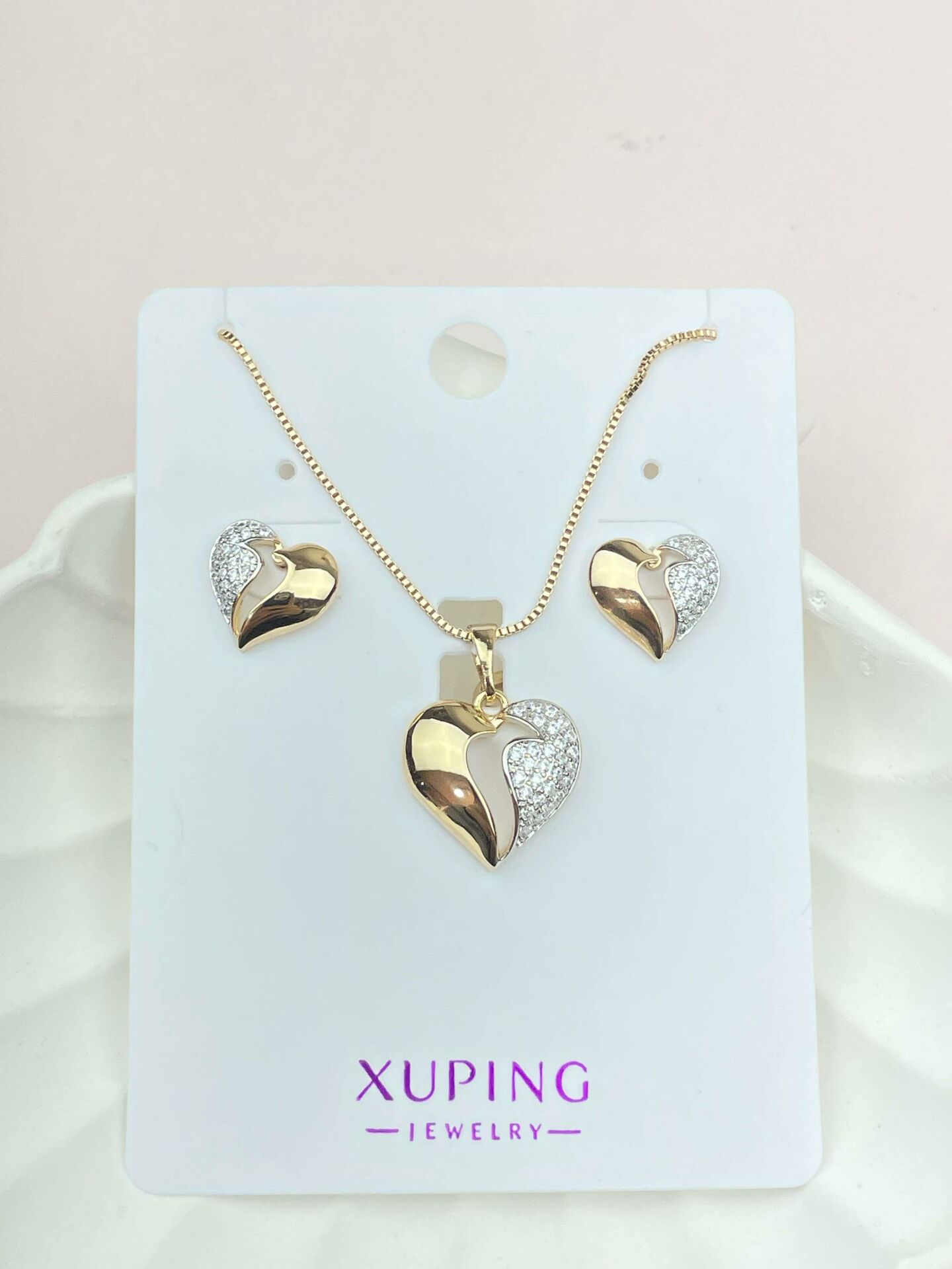 XUPİNG Kolye Küpe Set // K-XU-1005
