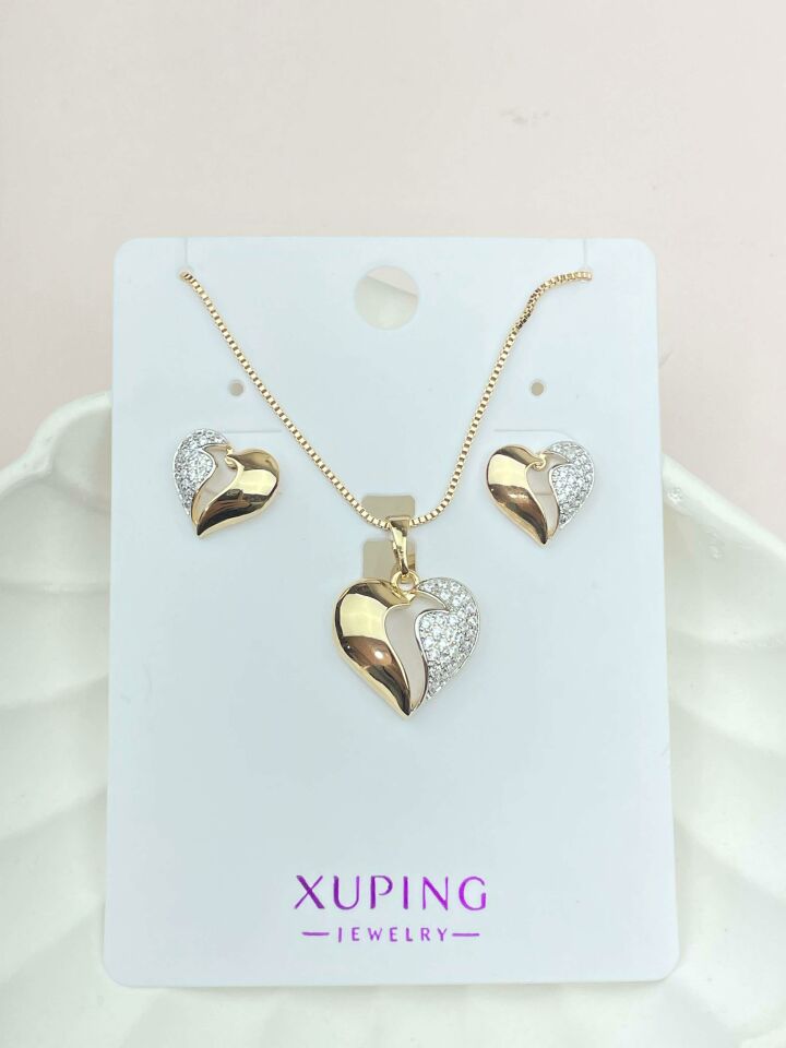 XUPİNG Kolye Küpe Set // K-XU-1005