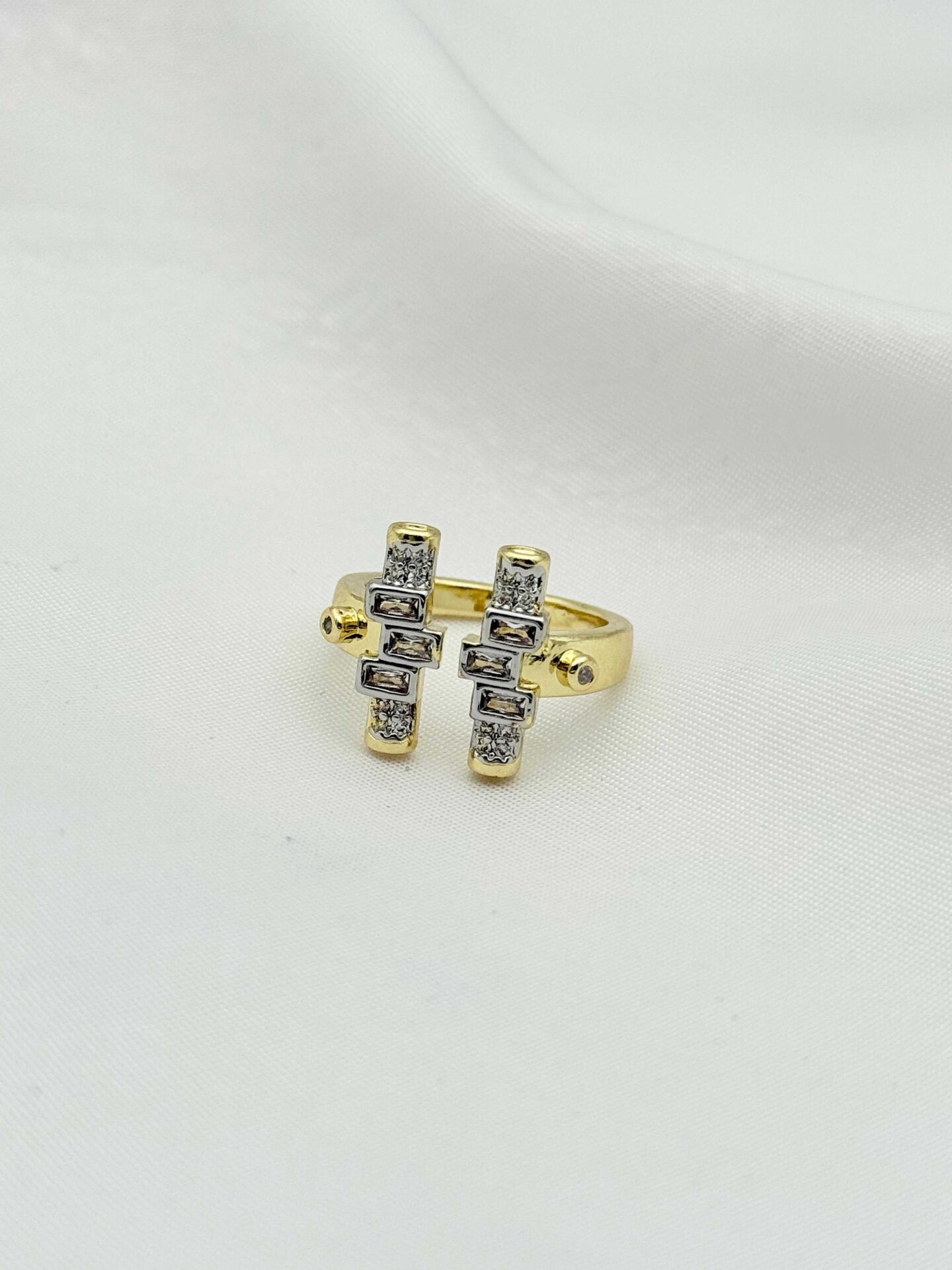 Çelik Çift Renk Yüzük (Ayarlanabilir) // YÜZÜK-2411