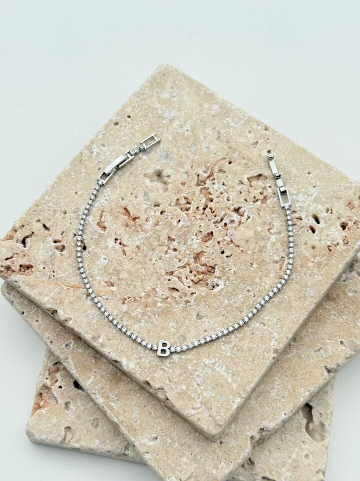 Wasserweg-Buchstabenarmband // WRIST-6049