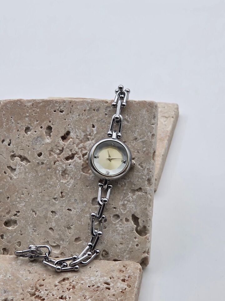 Stahl Tffny Uhr // CLOCK-217