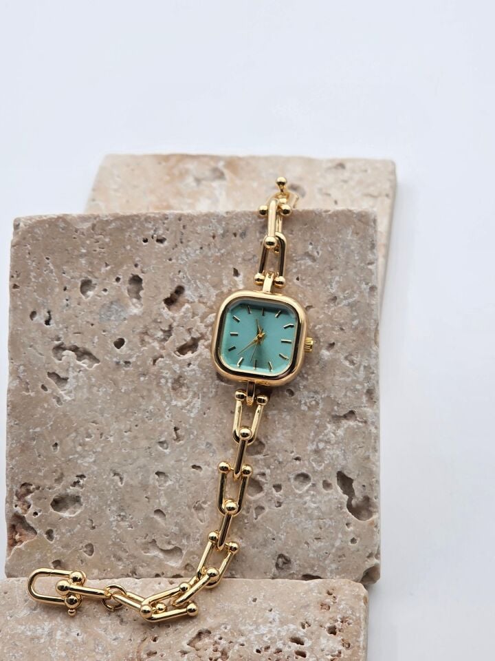 Stahl Tffny Uhr // CLOCK-219
