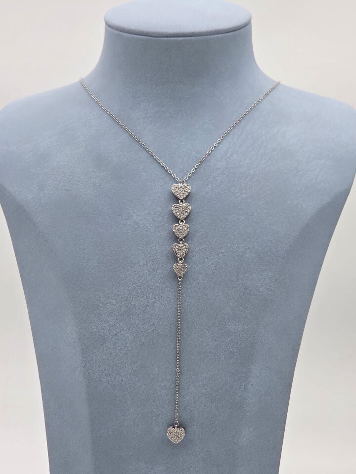 Çelik Y Model Kolye 60cm //KOLYE-6197