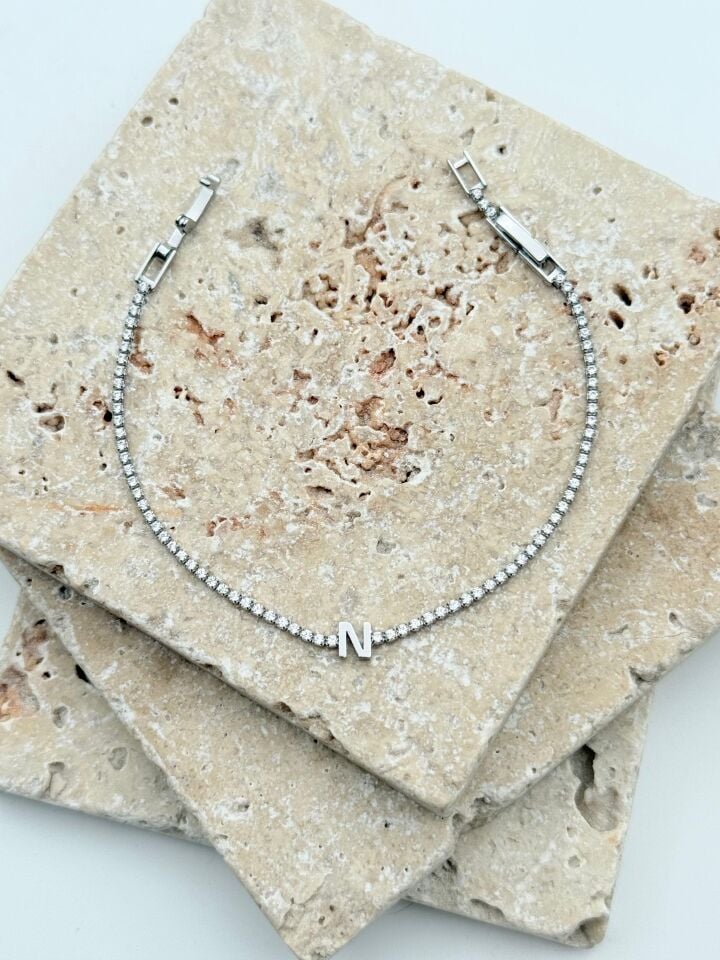 Wasserweg-Buchstabenarmband // WRIST-6058