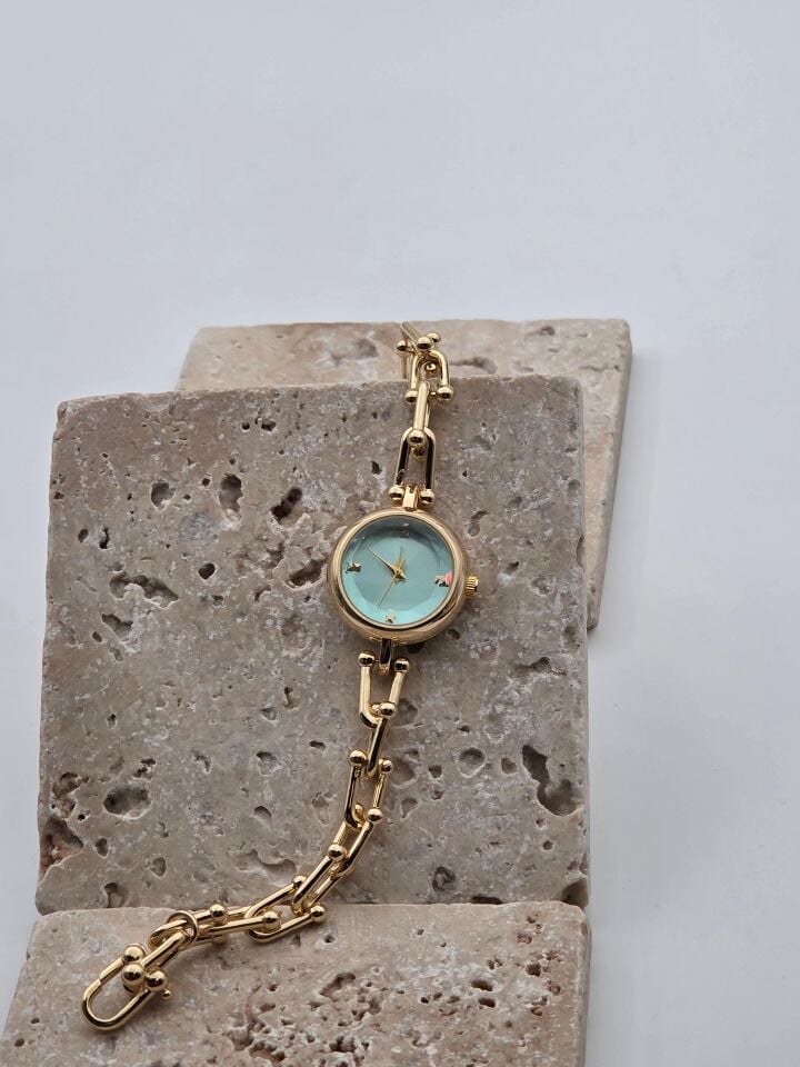 Stahl Tffny Uhr // CLOCK-222