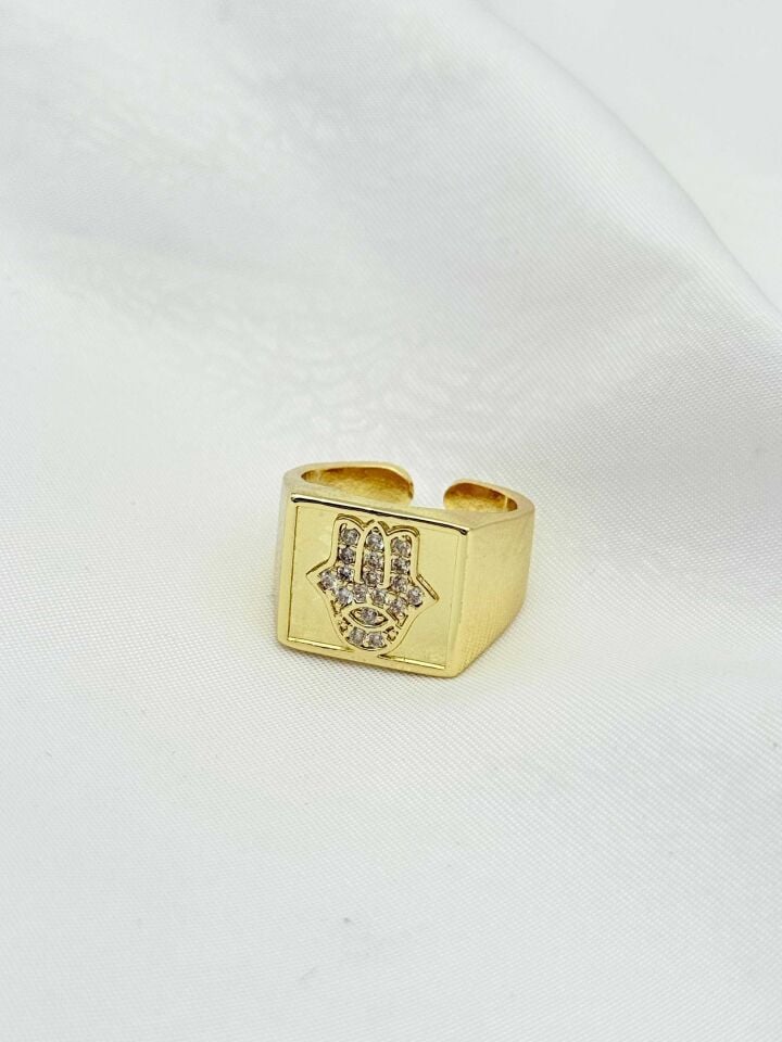 Çelik Şovalye Yüzük (Ayarlanabilir) // YÜZÜK-2422