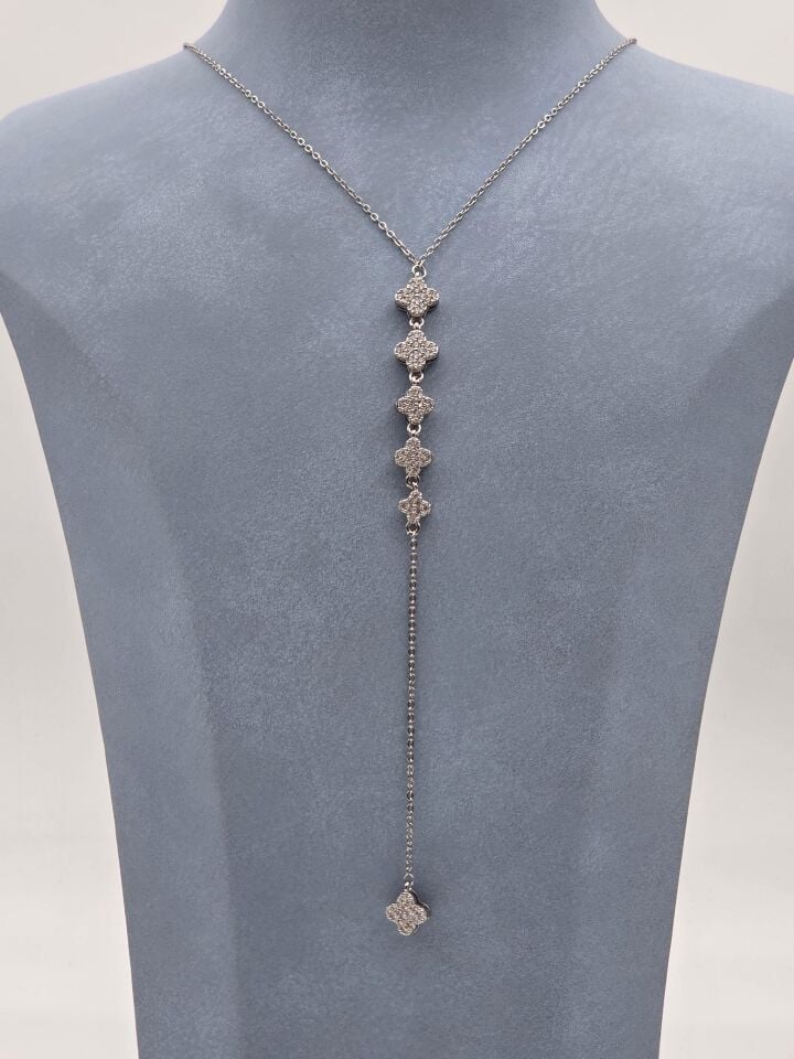 Çelik Y Model Kolye 60cm //KOLYE-6199