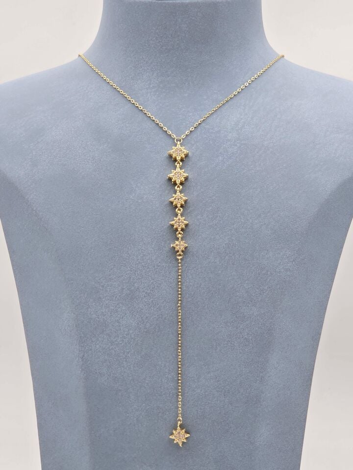 Çelik Y Model Kolye 60cm //KOLYE-6200