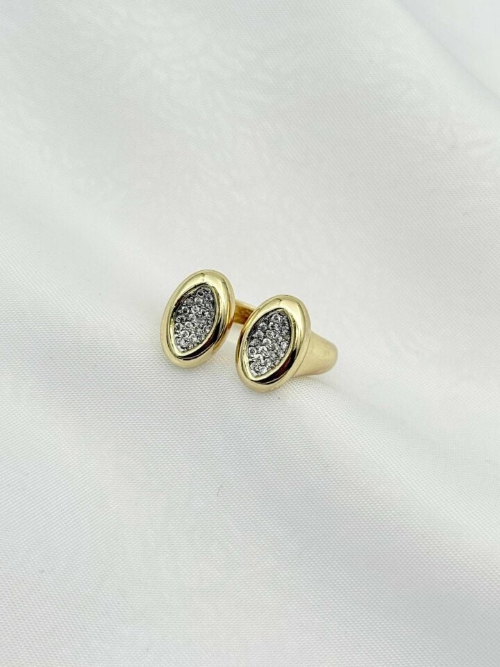 Çelik Çift Renk Yüzük (Ayarlanabilir) // YÜZÜK-2426