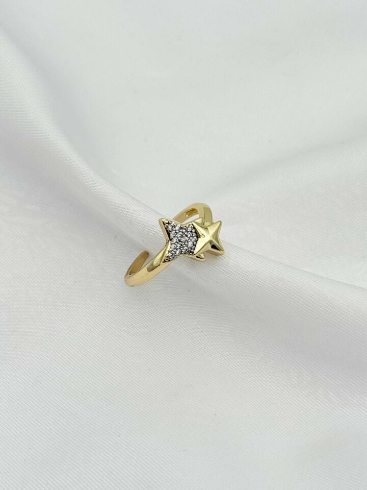 Çelik Çift Renk Yüzük (Ayarlanabilir) // YÜZÜK-2428