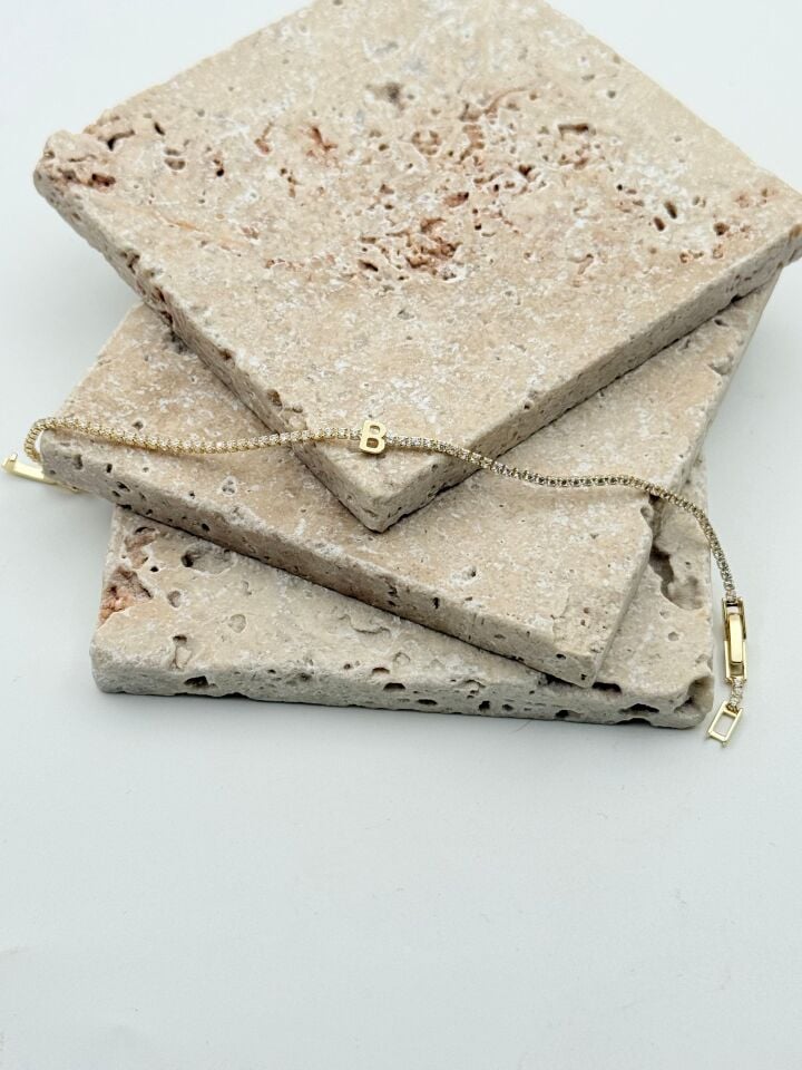 Waterway Letter Bracelet // WRIST-6034