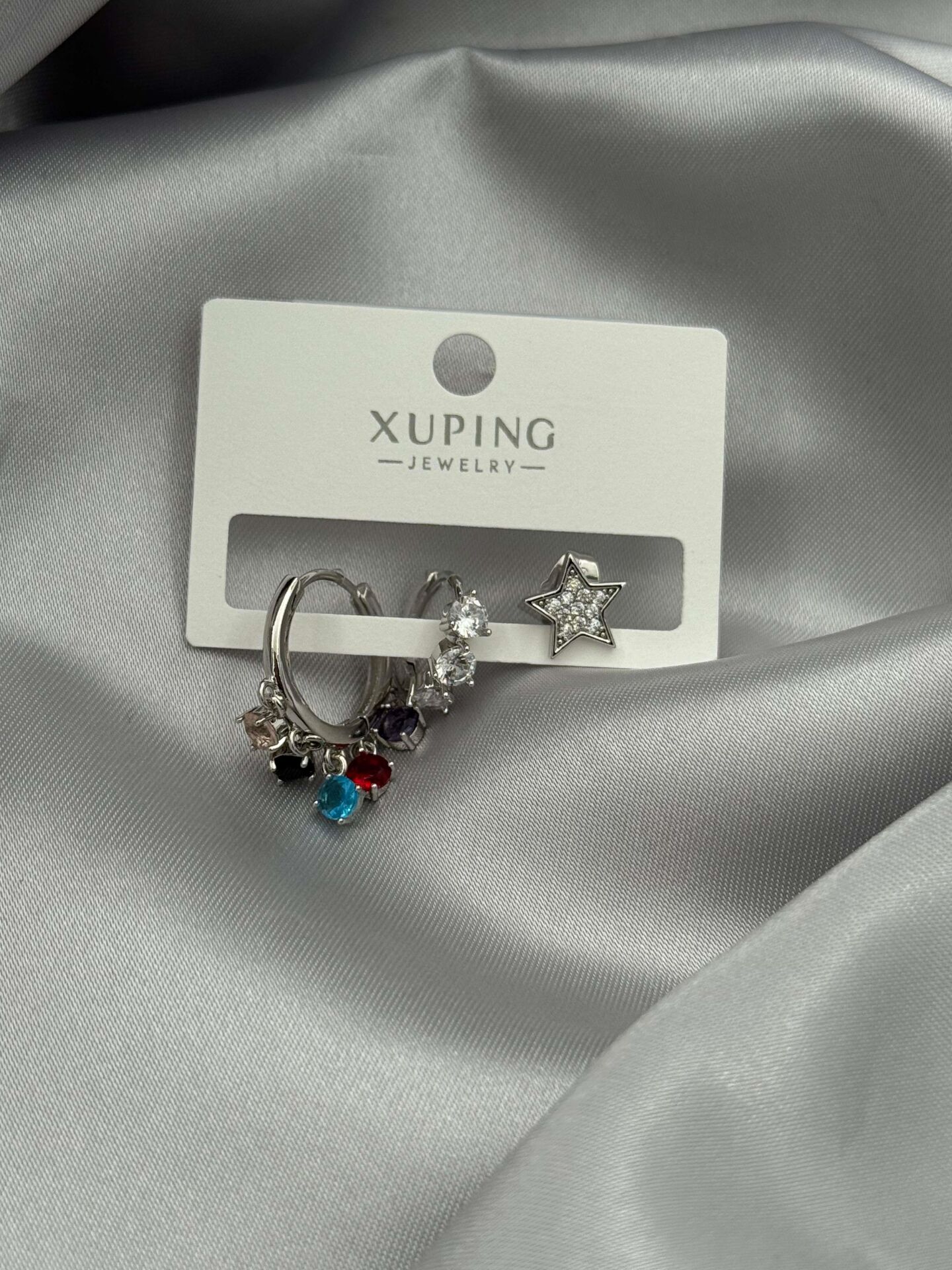 XUPING 3'lü Küpe // K-XU-1596