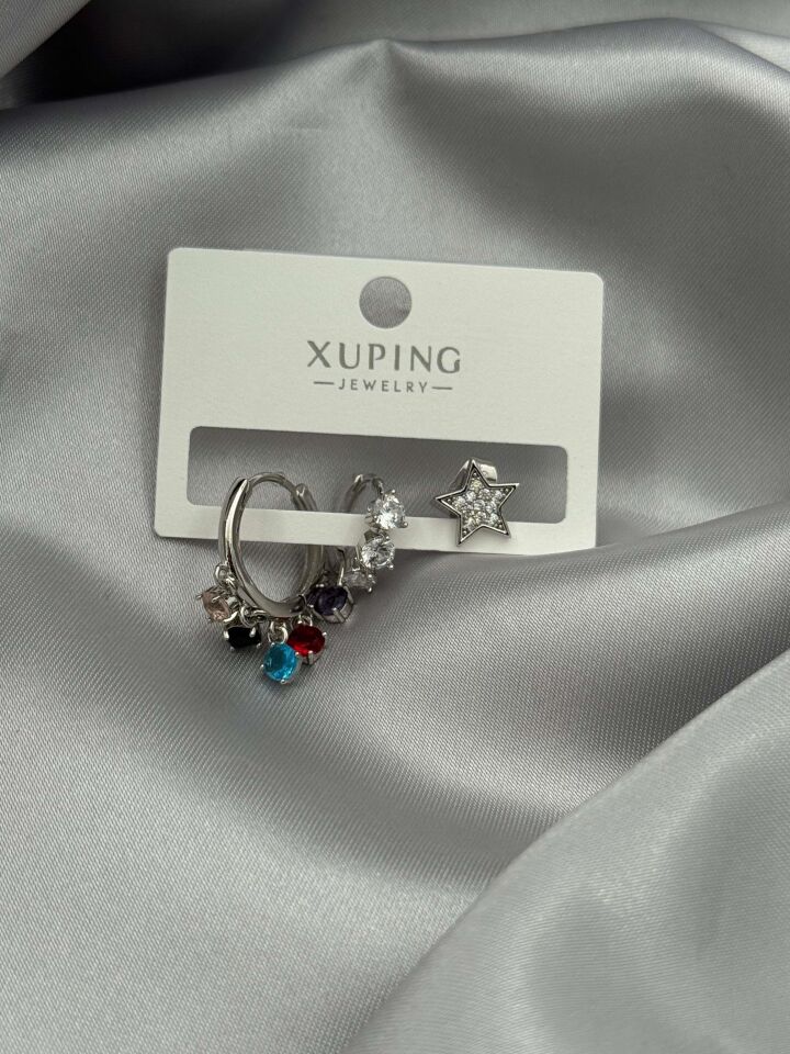 XUPING 3-teilige Ohrringe // K-XU-1596