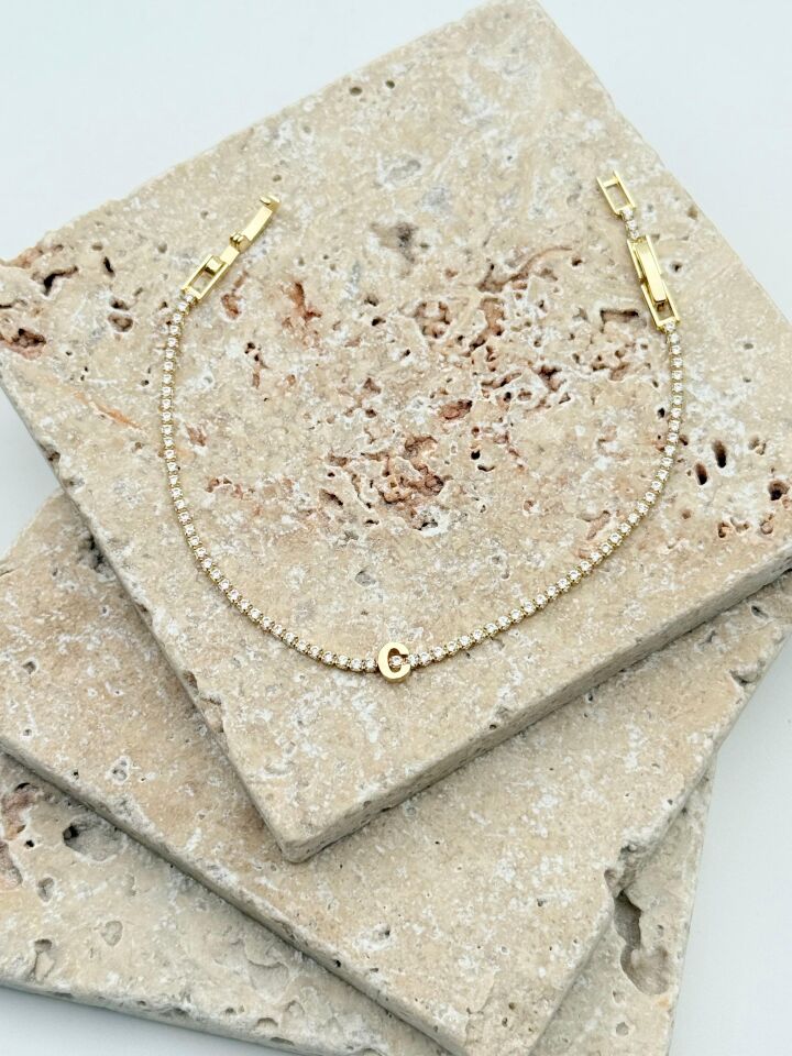 Waterway Letter Bracelet // WRIST-6035