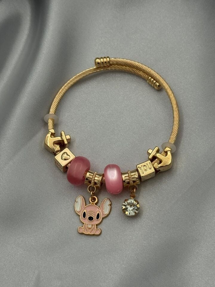 Çelik Gold PNDR Bileklik // PANDORA-1033
