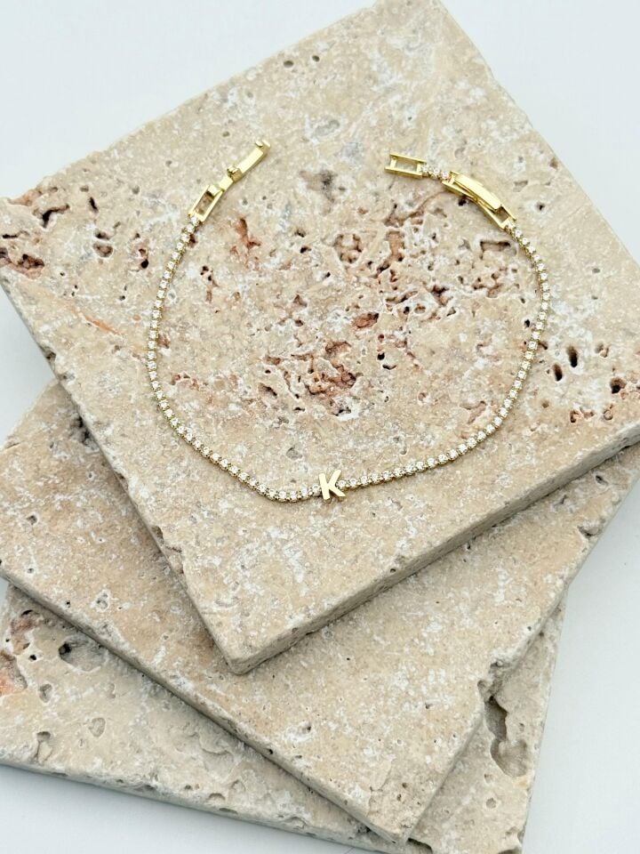 Waterway Letter Bracelet // WRIST-6041