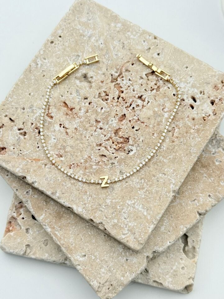 Waterway Letter Bracelet // WRIST-6047