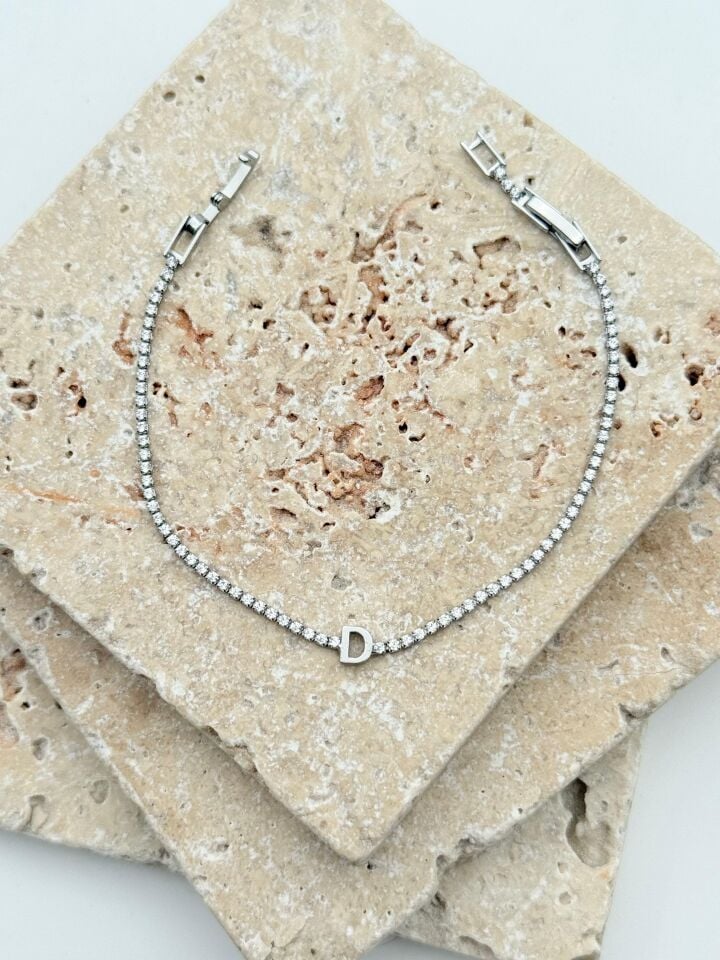 Wasserweg-Buchstabenarmband // WRIST-6051