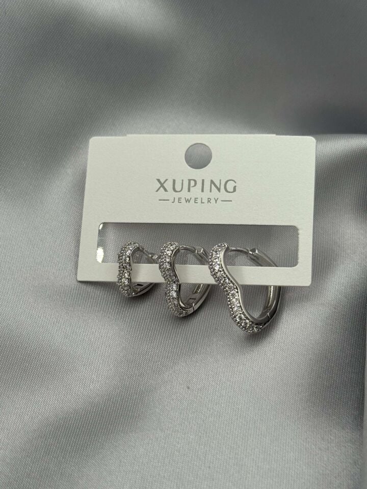 XUPING 3'lü Küpe // K-XU-1602