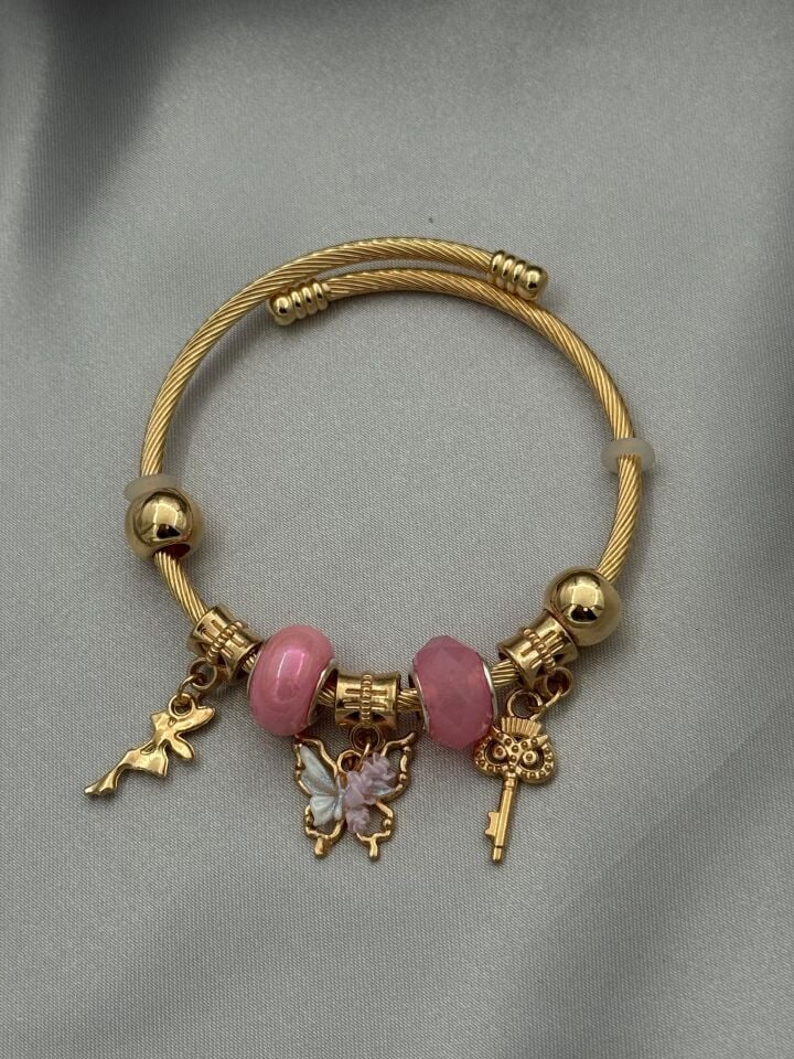 Çelik Gold PNDR Bileklik // PANDORA-1038