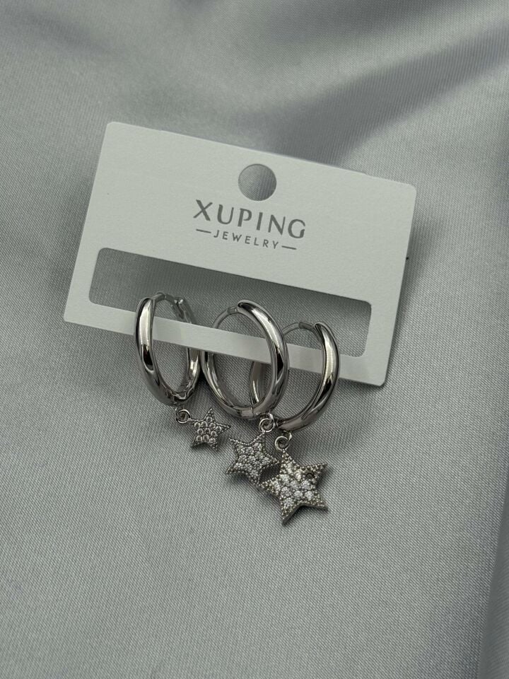 XUPING 3'lü Küpe // K-XU-1603
