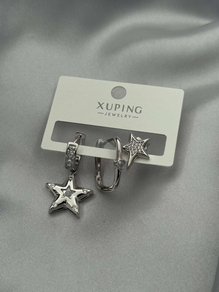 XUPING 3'lü Küpe // K-XU-1604